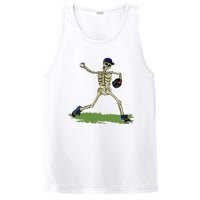 Baseball Skeleton Halloween Boy Baseball Halloween PosiCharge Competitor Tank