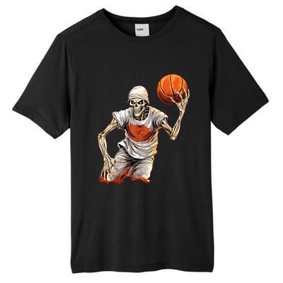 Basketball Skeleton Halloween ArtDunking Skeleton Tall Fusion ChromaSoft Performance T-Shirt