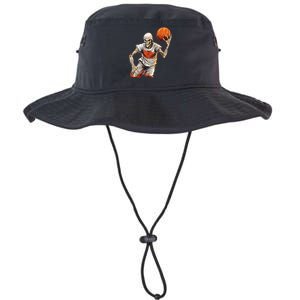 Basketball Skeleton Halloween ArtDunking Skeleton Legacy Cool Fit Booney Bucket Hat