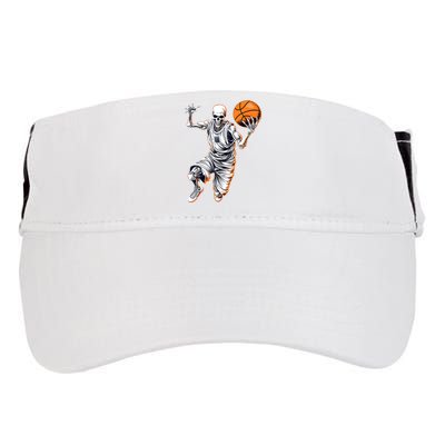 Basketball Skeleton Halloween ArtDunking Skeleton Adult Drive Performance Visor