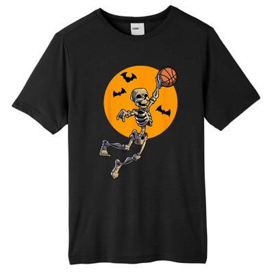 Basketball Skeleton Halloween Men Basketball Halloween Tall Fusion ChromaSoft Performance T-Shirt