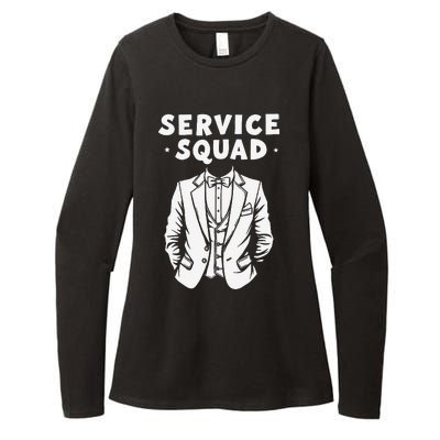 Butler Squad Household Estate Service Butler Womens CVC Long Sleeve Shirt