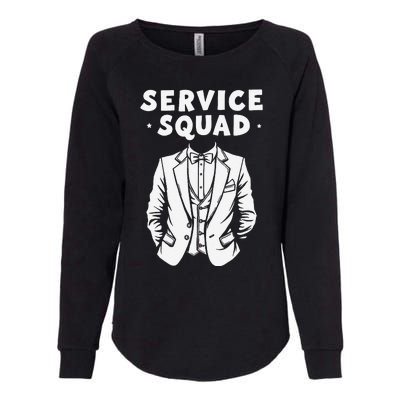 Butler Squad Household Estate Service Butler Womens California Wash Sweatshirt