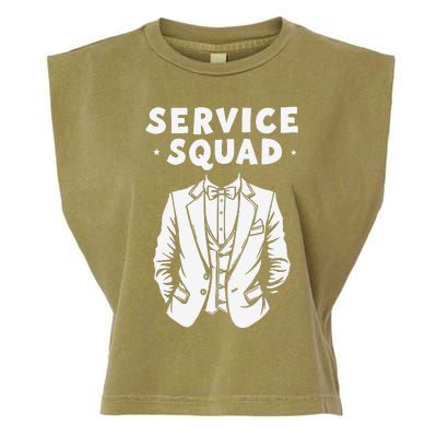 Butler Squad Household Estate Service Butler Garment-Dyed Women's Muscle Tee