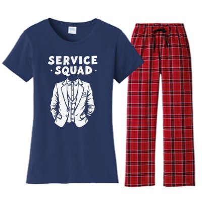 Butler Squad Household Estate Service Butler Women's Flannel Pajama Set