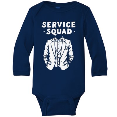 Butler Squad Household Estate Service Butler Baby Long Sleeve Bodysuit