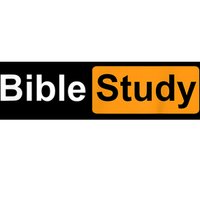 Bible Study Hub Logo Funny Sarcastic Adult Humor Bumper Sticker