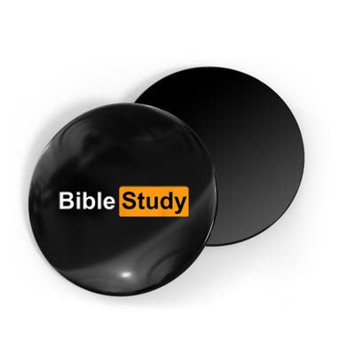 Bible Study Hub Logo Funny Sarcastic Adult Humor Magnet