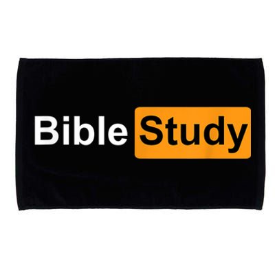 Bible Study Hub Logo Funny Sarcastic Adult Humor Microfiber Hand Towel