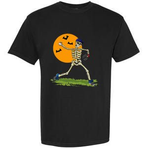 Baseball Skeleton Halloween Baseball Garment-Dyed Heavyweight T-Shirt