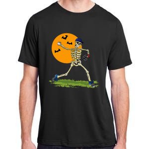 Baseball Skeleton Halloween Baseball Adult ChromaSoft Performance T-Shirt