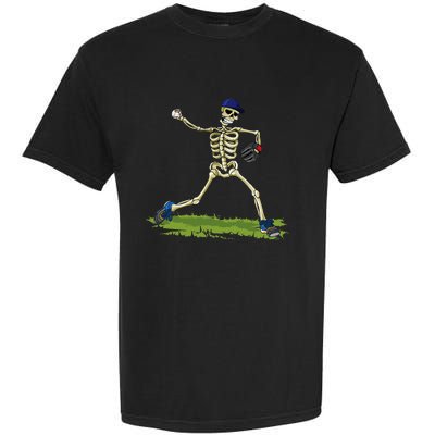 Baseball Skeleton Halloween Baseball Halloween Garment-Dyed Heavyweight T-Shirt