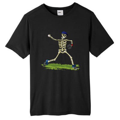 Baseball Skeleton Halloween Baseball Halloween Tall Fusion ChromaSoft Performance T-Shirt