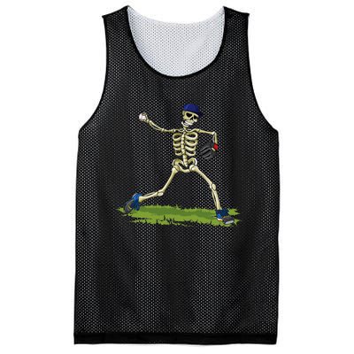 Baseball Skeleton Halloween Baseball Halloween Mesh Reversible Basketball Jersey Tank