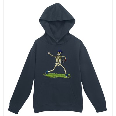 Baseball Skeleton Halloween Baseball Halloween Urban Pullover Hoodie