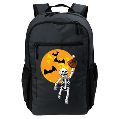 Baseball Skeleton Halloween Boy Baseball Halloween Daily Commute Backpack