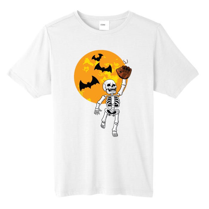 Baseball Skeleton Halloween Boy Baseball Halloween Tall Fusion ChromaSoft Performance T-Shirt