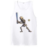 Baseball Skeleton Halloween Boy Baseball Halloween PosiCharge Competitor Tank