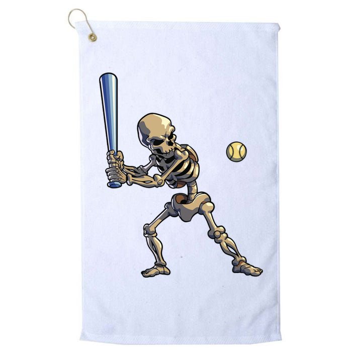 Baseball Skeleton Halloween Boy Baseball Halloween Platinum Collection Golf Towel