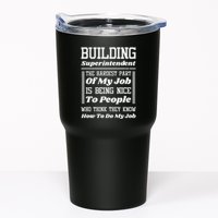 Building Superintendent Hardest Part Of My Job Tumbler
