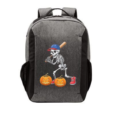 Baseball Skeleton Halloween Funny Baseball Halloween Vector Backpack