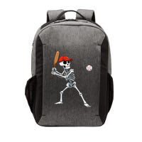 Baseball Skeleton Halloween Skeleton Playing Baseball Vector Backpack