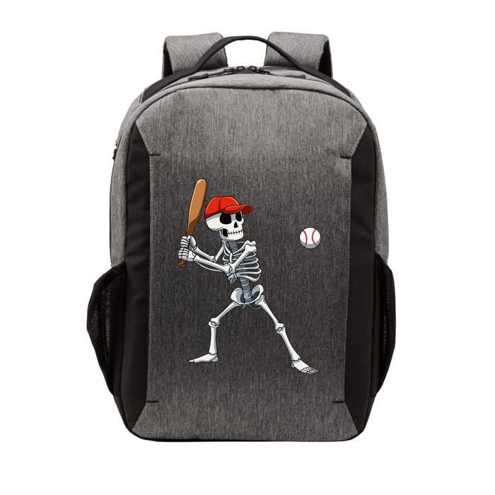 Baseball Skeleton Halloween Skeleton Playing Baseball Vector Backpack