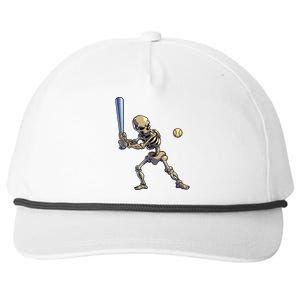 Baseball Skeleton Halloween Boy Baseball Halloween Snapback Five-Panel Rope Hat