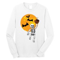 Baseball Skeleton Halloween Boy Baseball Hallowen Long Sleeve Shirt