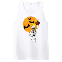 Baseball Skeleton Halloween Boy Baseball Hallowen PosiCharge Competitor Tank