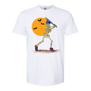 Baseball Skeleton Halloween Boy Baseball Halloween Softstyle® CVC T-Shirt