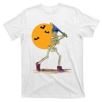 Baseball Skeleton Halloween Boy Baseball Halloween T-Shirt