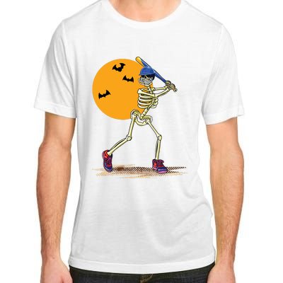 Baseball Skeleton Halloween Boy Baseball Halloween Adult ChromaSoft Performance T-Shirt