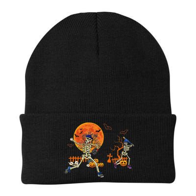 Baseball Skeleton Halloween Baseball Halloween Beanie