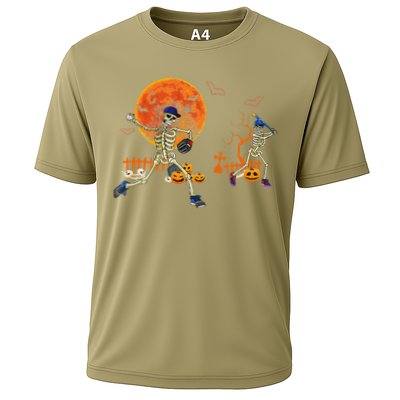 Baseball Skeleton Halloween Baseball Halloween Cooling Performance Crew T-Shirt