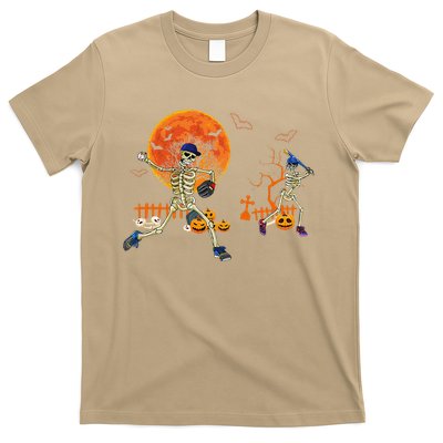 Baseball Skeleton Halloween Baseball Halloween T-Shirt