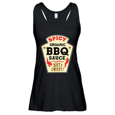 Bbq Sauce Hot Spicy Grill Barbeque Halloween Costume Ladies Essential Flowy Tank
