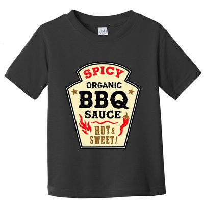Bbq Sauce Hot Spicy Grill Barbeque Halloween Costume Toddler T-Shirt