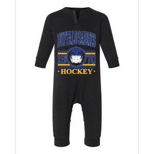 Buffalo Sabres Hockey Team Supporter Infant Fleece One Piece