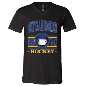 Buffalo Sabres Hockey Team Supporter V-Neck T-Shirt