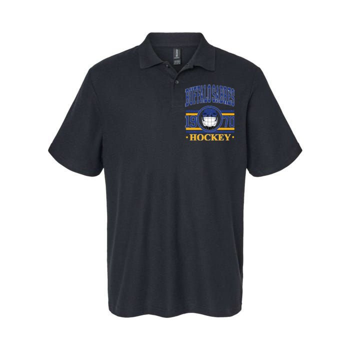 Buffalo Sabres Hockey Team Supporter Softstyle Adult Sport Polo