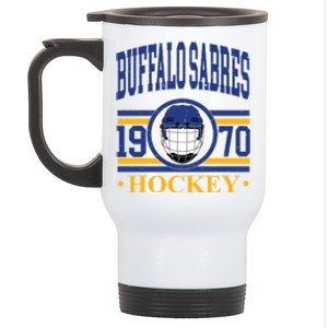 Buffalo Sabres Hockey Team Supporter Stainless Steel Travel Mug