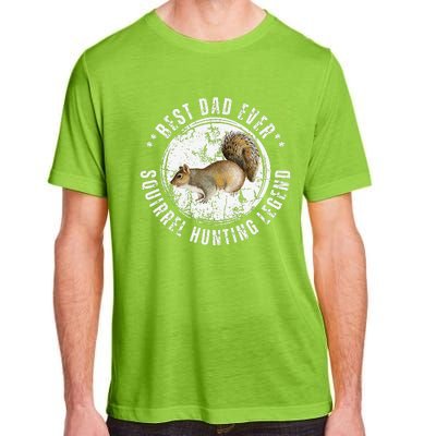 Best Squirrel Hunting Dad Fathers Day Dads Birthday Adult ChromaSoft Performance T-Shirt