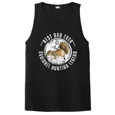 Best Squirrel Hunting Dad Fathers Day Dads Birthday PosiCharge Competitor Tank