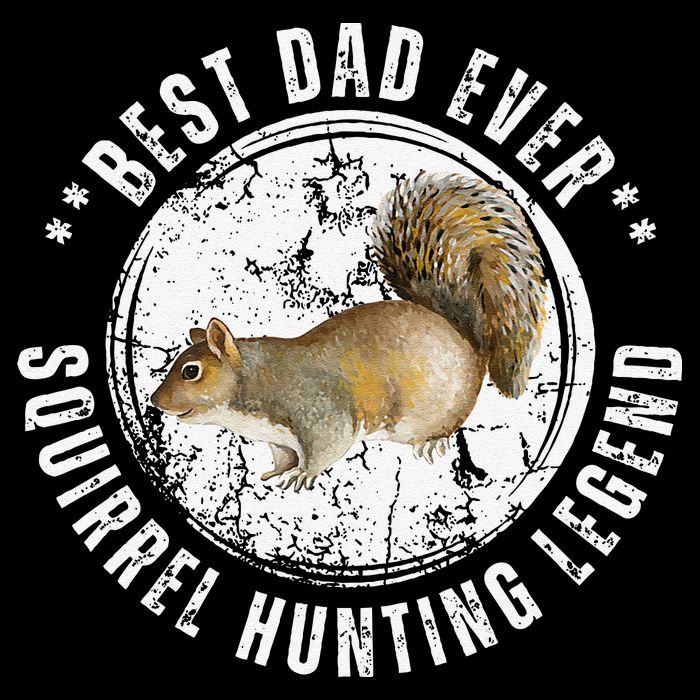 Best Squirrel Hunting Dad Fathers Day Dads Birthday Zip Tote Bag