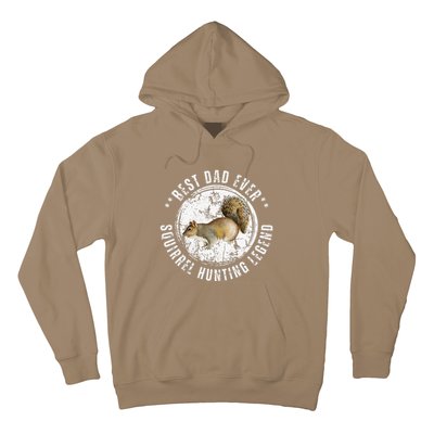 Best Squirrel Hunting Dad Fathers Day Dads Birthday Hoodie