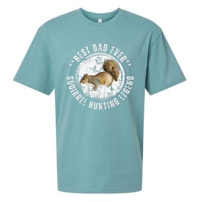 Best Squirrel Hunting Dad Fathers Day Dads Birthday Sueded Cloud Jersey T-Shirt