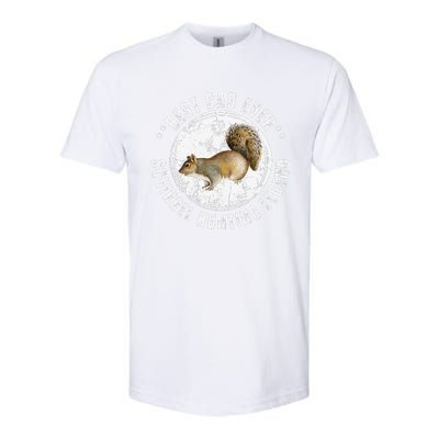 Best Squirrel Hunting Dad Fathers Day Dads Birthday Softstyle CVC T-Shirt