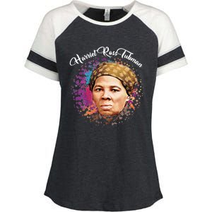 Black 'S History Month Harriet Ross Tub Gift Enza Ladies Jersey Colorblock Tee