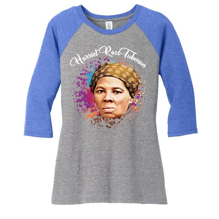 Black 'S History Month Harriet Ross Tub Gift Women's Tri-Blend 3/4-Sleeve Raglan Shirt